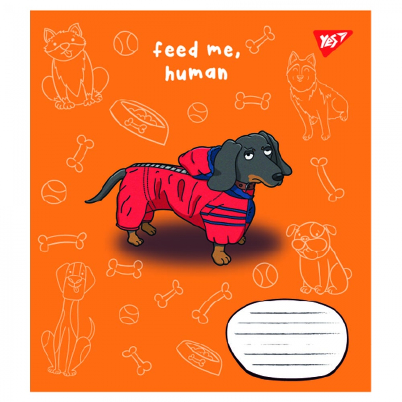 Тетрадь 18 лин. YES Feed me, 766608 3