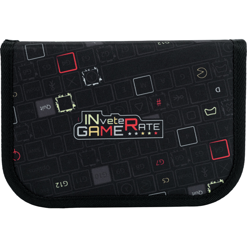 Пенал Kite 622 Game 4 Life, 1 від., 2 відв., з наповненням, K22-622H-4 1
