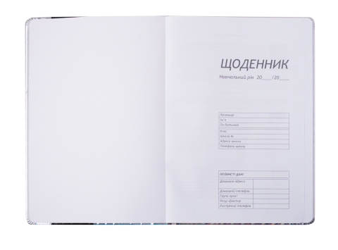 Дневник школьный B5 "Cloud", 48 л., твер. обложка, иск.кожа/поролон, серый, ZB.13216-09 1