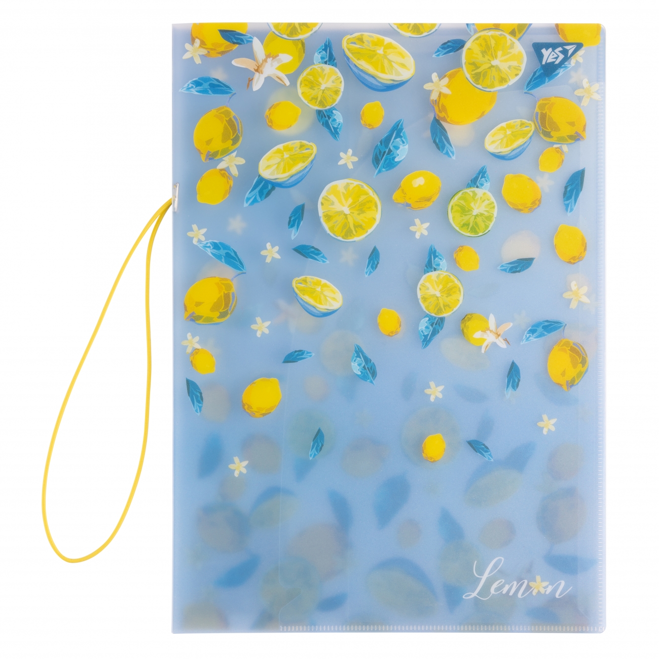 Папка-уголок A4 "Lemon", на резинке, 491950 Yes 1