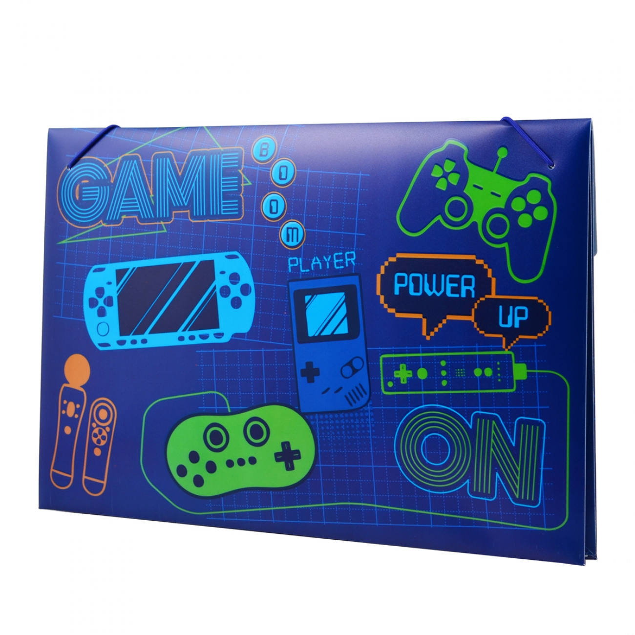 Папка пласт. на резинке 38*25 см "GAME", 491685 Yes 1