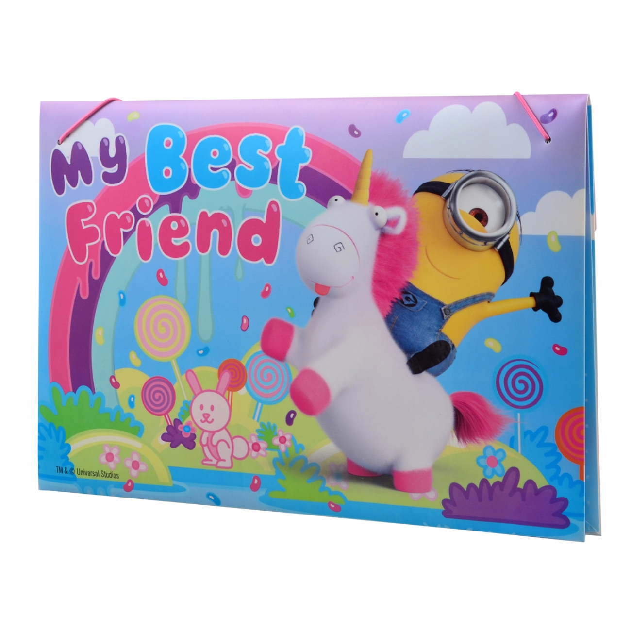 Папка пласт. на гумці 38*25 см "Minions Fluffy", 491684 Yes 1