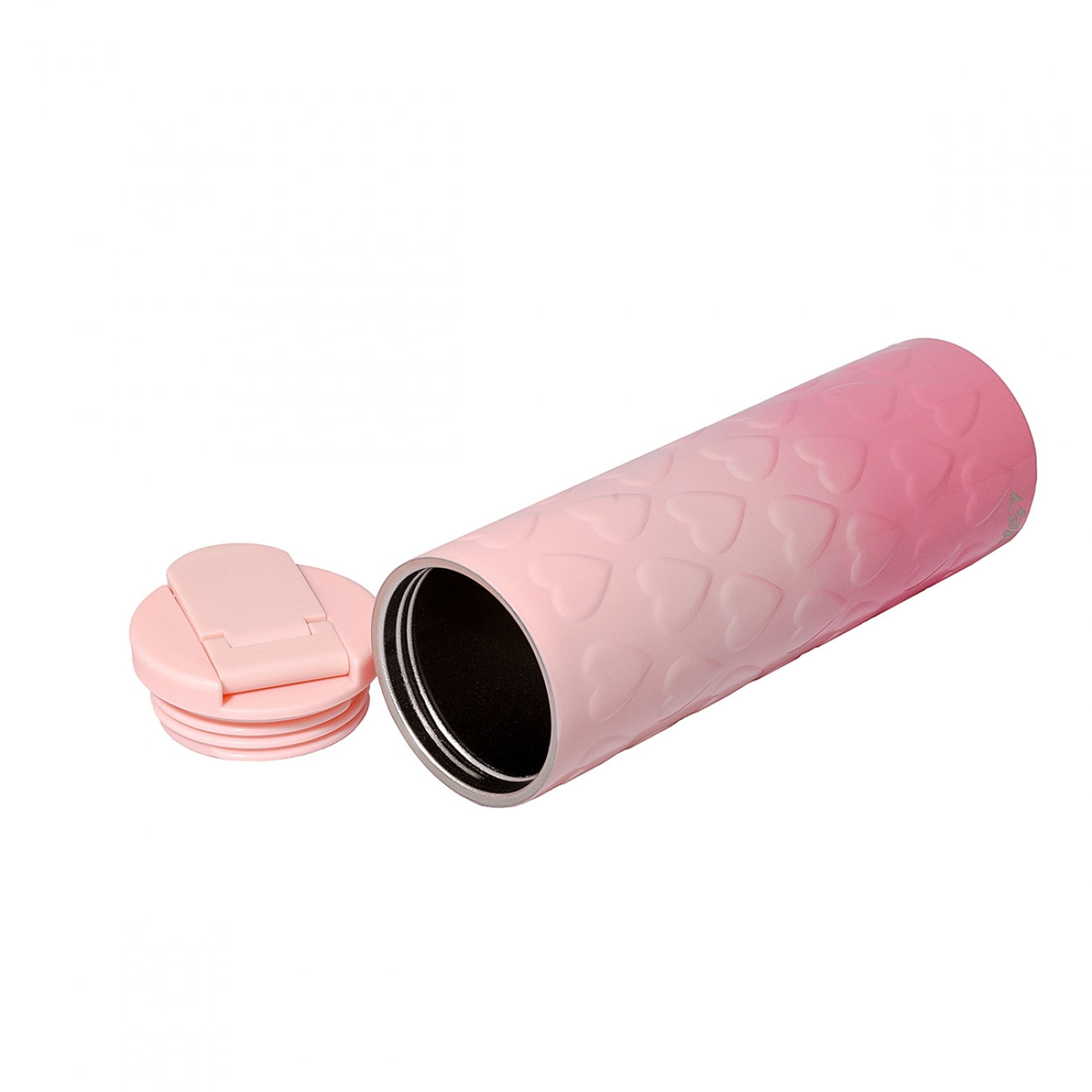 Термочашка "Pink Heart", 420 мл, 707336 Yes 2