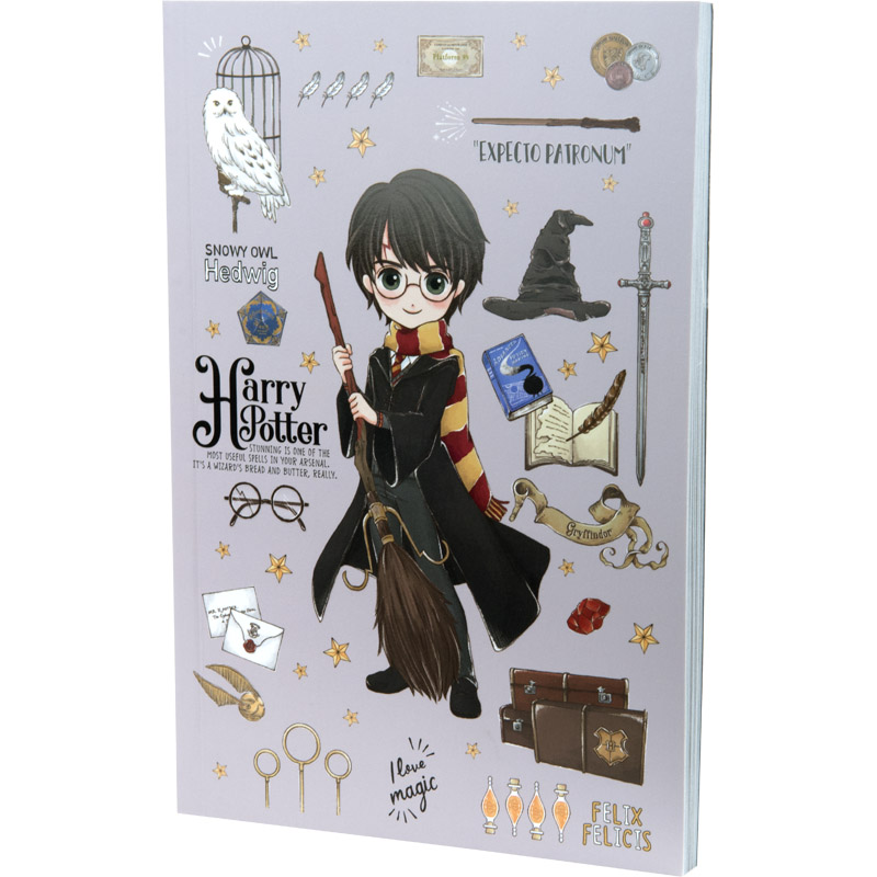 Блокнот, термобіндер А5, 64арк. "Harry Potter", HP23-193-1 1