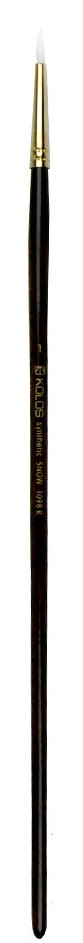 Пензель Синтетика круглий Snow 1098R №1 Kolos