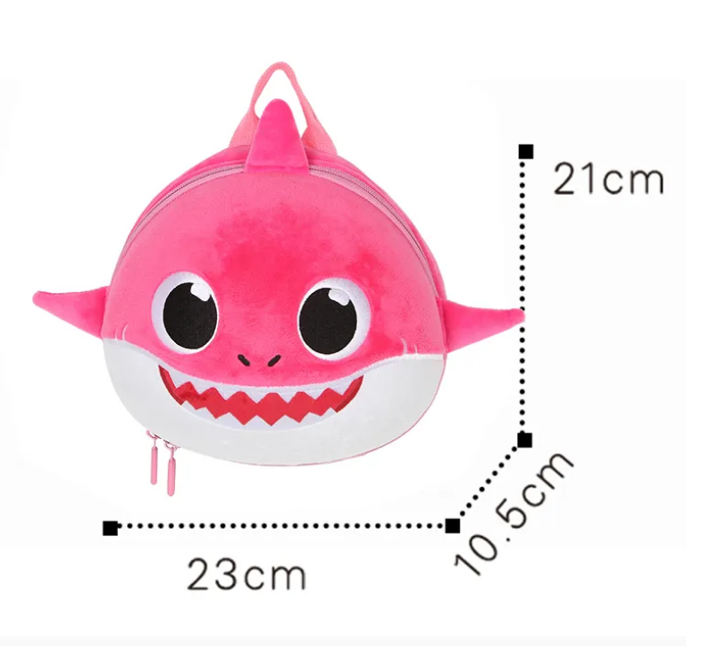 Рюкзак Supercute Акула – Розовый, арт. SF120-b 2