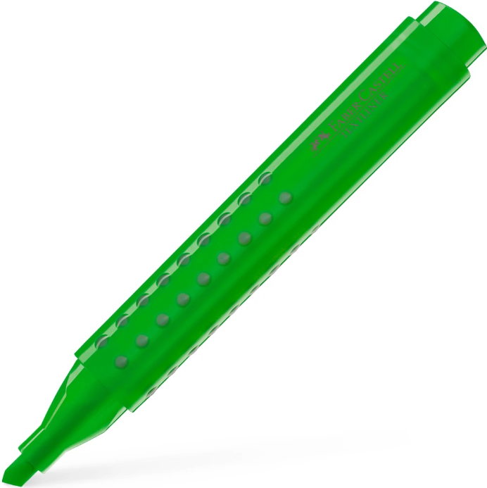Маркер текстовый трёхгранный Textliner Grip 1543 зелёный, 154363 Faber-Castell ***