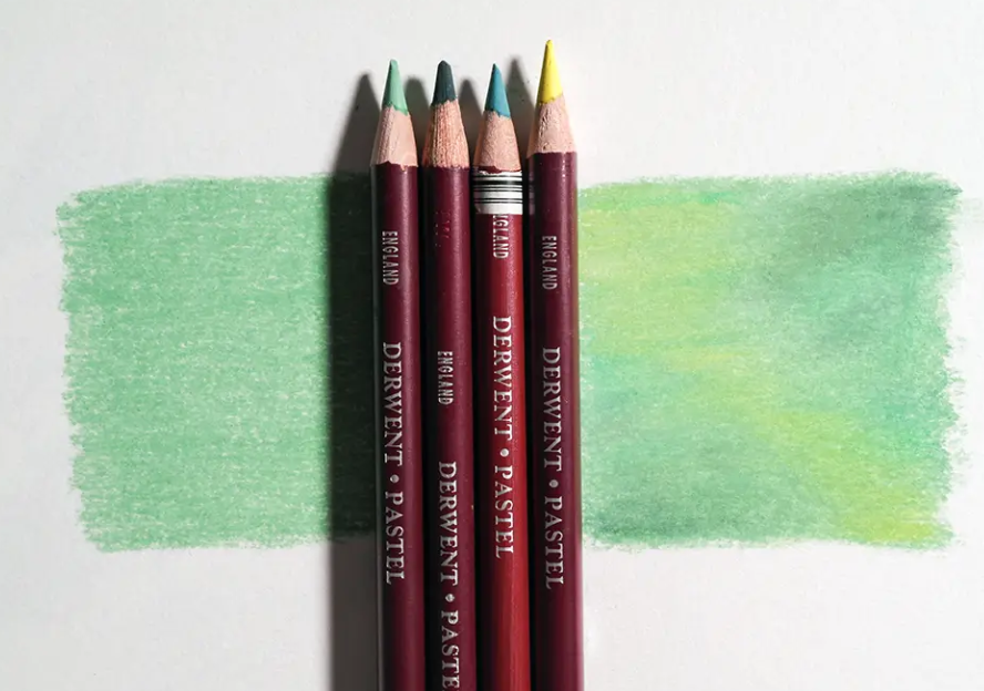 Олівець пастельний м`який "Pastel Pencils" P720 Білий, Derwent 3