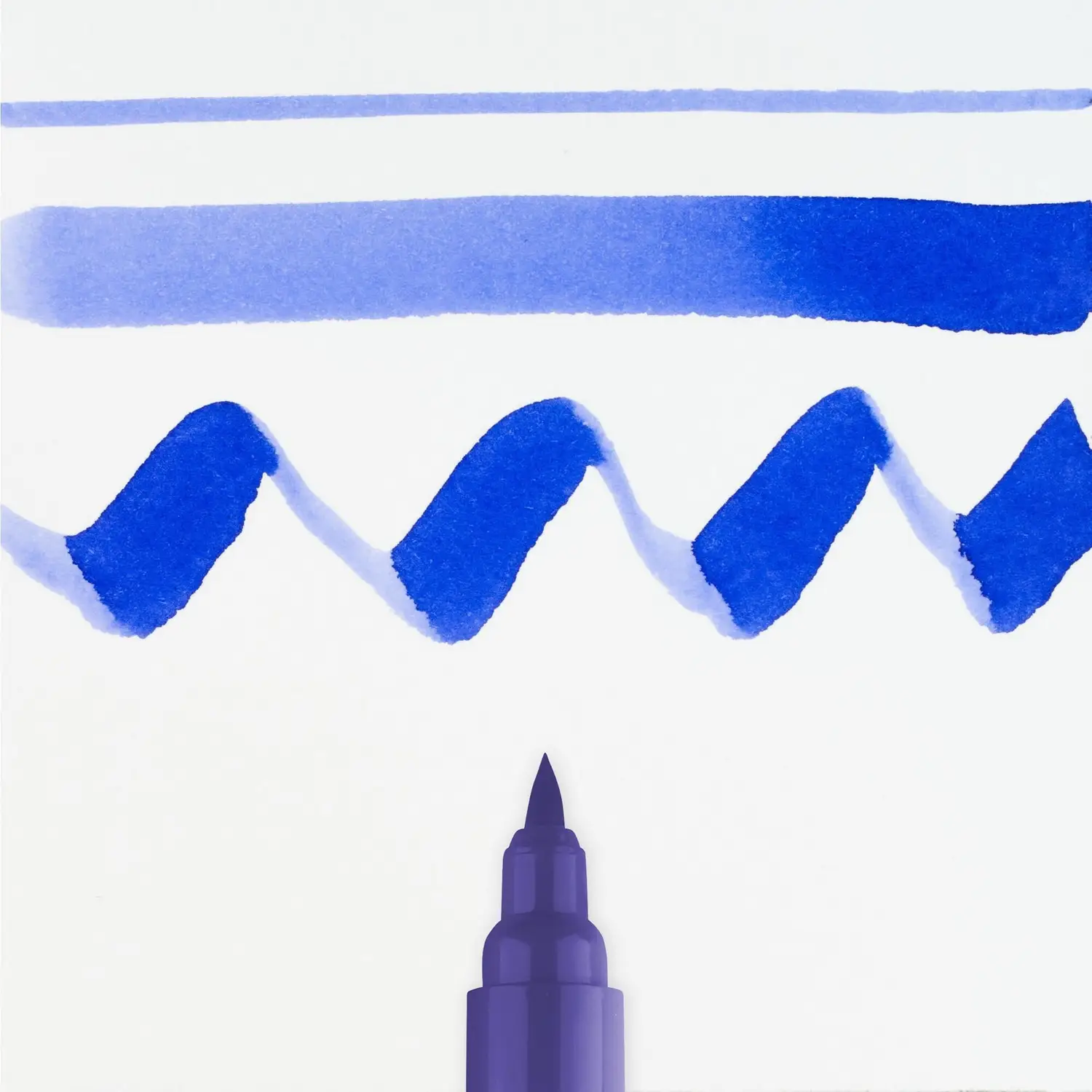 Пензель-ручка Ecoline Brushpen (507), Ультрамарин фіолетовий, Royal Talens 1