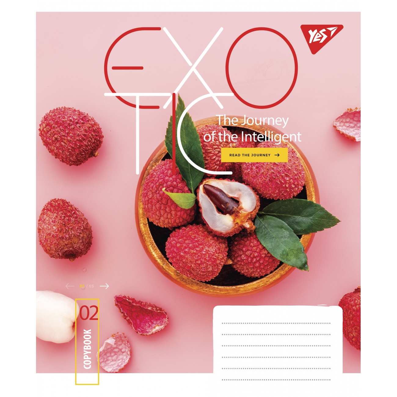Зошит 96 кл. YES Exotic, 766118 1