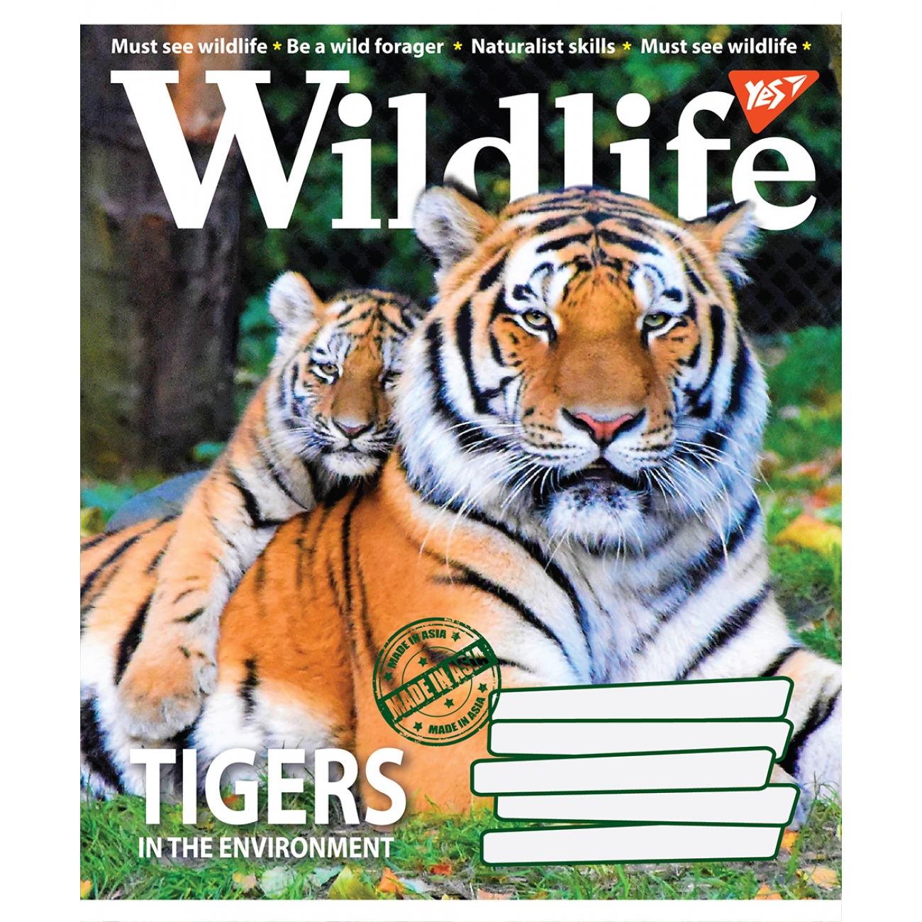 Зошит 96 кл. YES Wild life, 766123 3