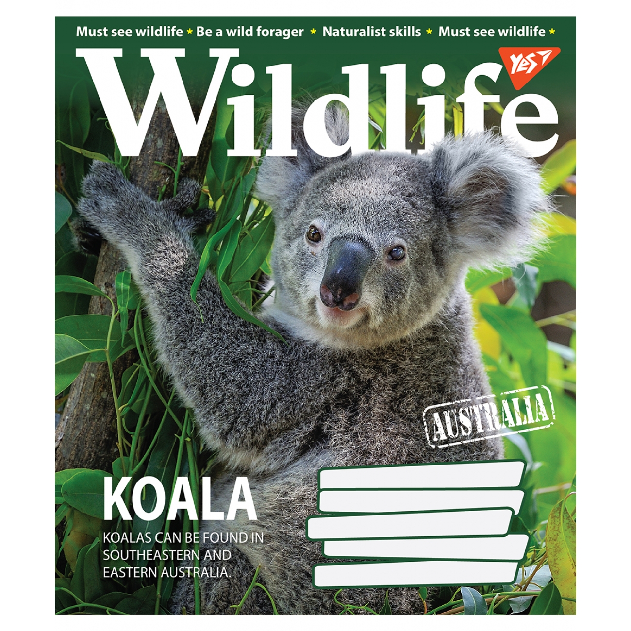 Тетрадь 48 кл. YES Wild life, 766011 1