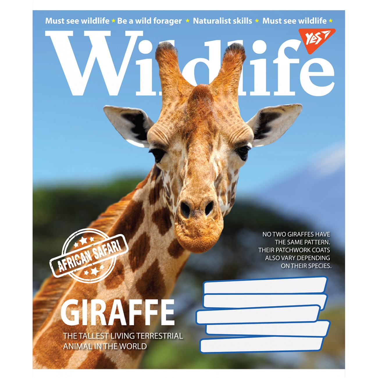 Тетрадь 48 кл. YES Wild life, 766011 2