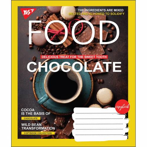 Зошит 36 кл. YES Chocolate, 764743 2