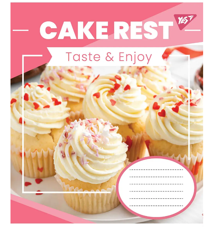 Зошит 60 кл. YES Cake rest, 765555 1
