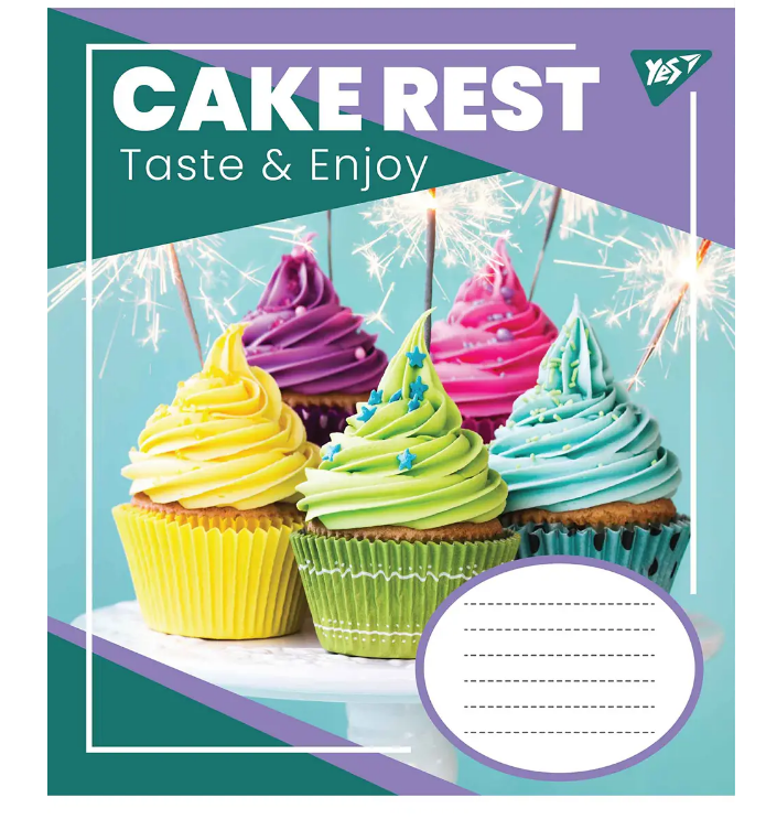 Зошит 60 кл. YES Cake rest, 765555 2