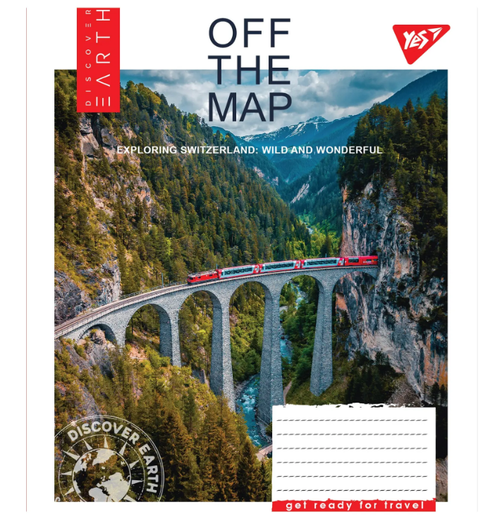Тетрадь 60 кл. YES Off the map, 765558 1