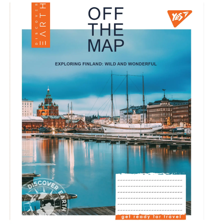 Тетрадь 60 кл. YES Off the map, 765558 2