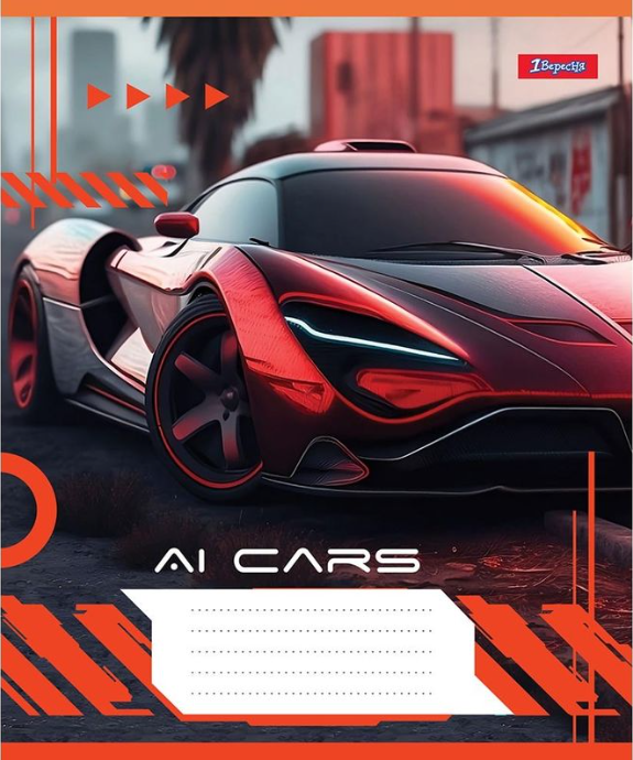 Зошит 96 кл. 1В AI cars, 766761 1