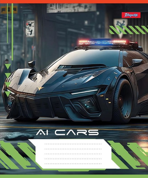 Зошит 96 кл. 1В AI cars, 766761 3