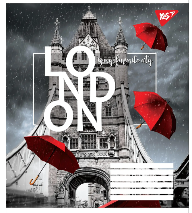 Тетрадь 24 лин. YES "London", 764728 1