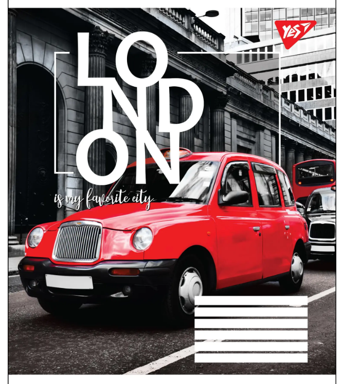 Тетрадь 24 лин. YES "London", 764728 2