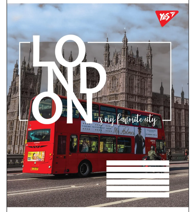 Тетрадь 24 лин. YES "London", 764728 3