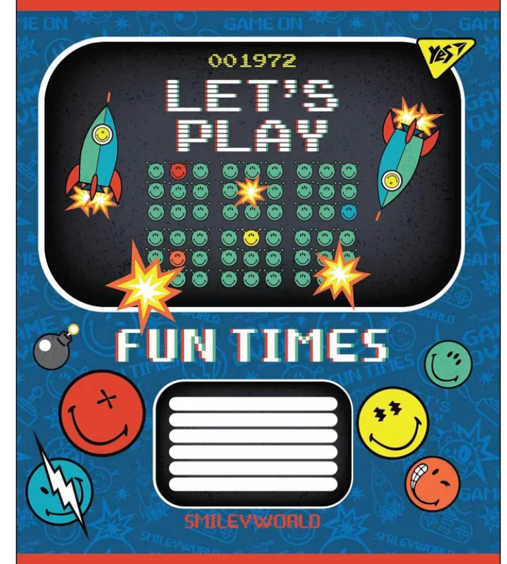 Зошит 24 лін. YES "Smiley fun times", 764721 4