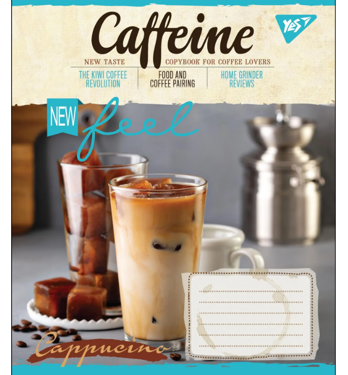 Тетрадь 36 лин. YES Caffeine, 764749 4
