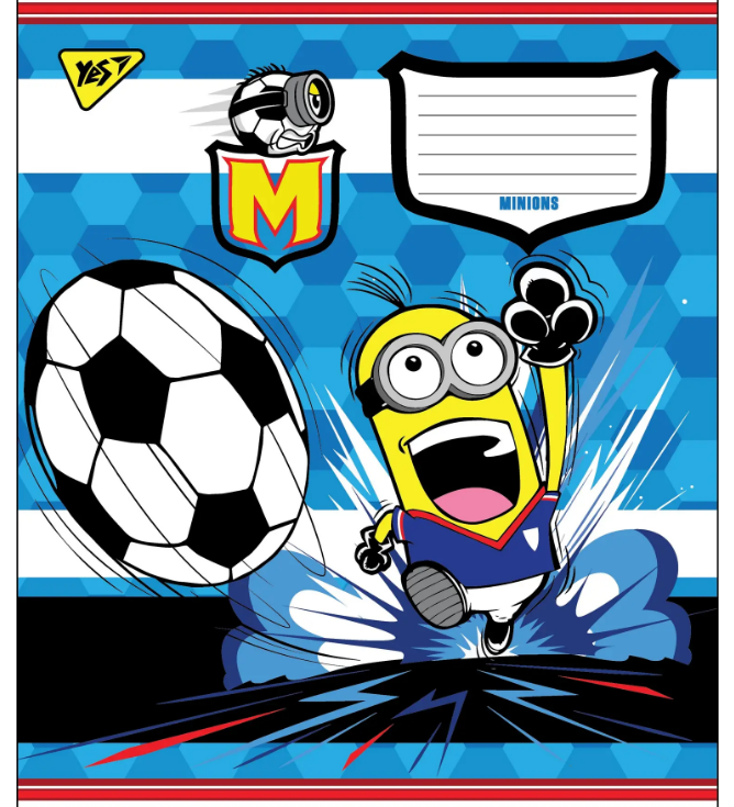 Тетрадь 12 лин. YES "Minions Goal", 764500 3