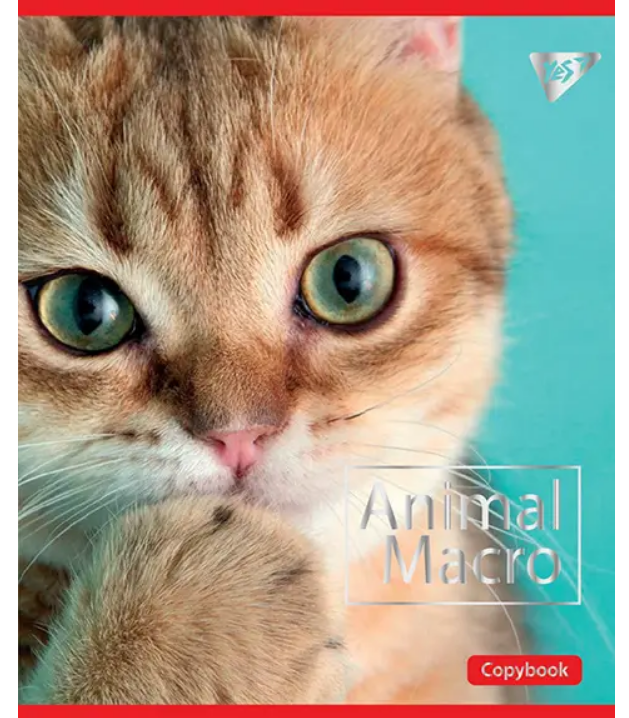 Тетрадь 12 лин. YES "Animal Macro", 764231 1