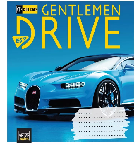 Тетрадь 36 лин. YES Gentlemen Drive, 764746 4