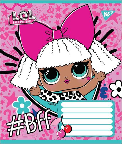 Тетрадь 12 лин. YES "LOL BFF", 764499 4