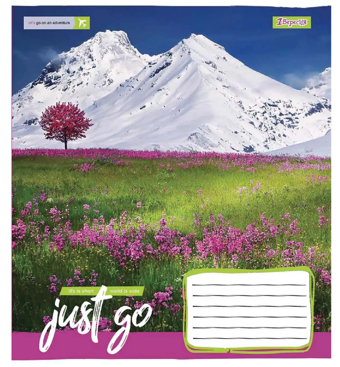 Тетрадь 96 лин. 1В Just go, 765492 4
