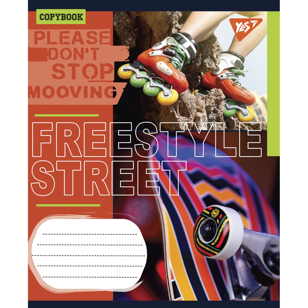Тетрадь 24 лин. YES Freestyle street, 765915 2