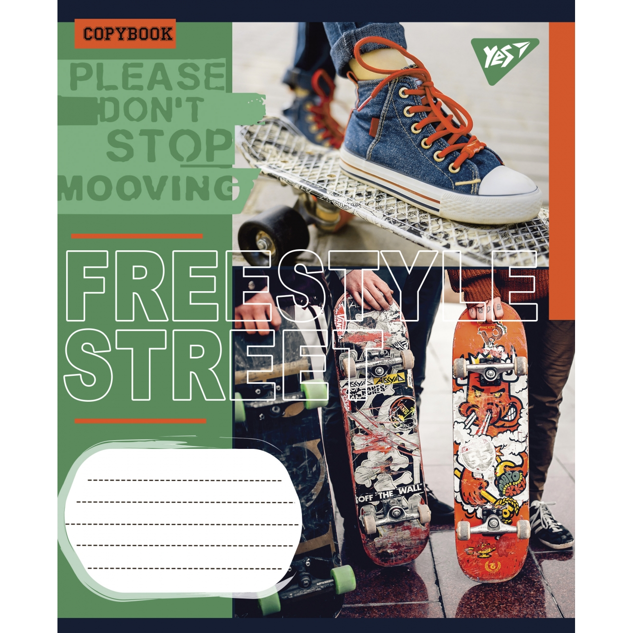 Тетрадь 24 лин. YES Freestyle street, 765915 4