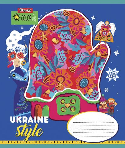 Тетрадь 12 лин. 1В Ukraine style, 765797 3