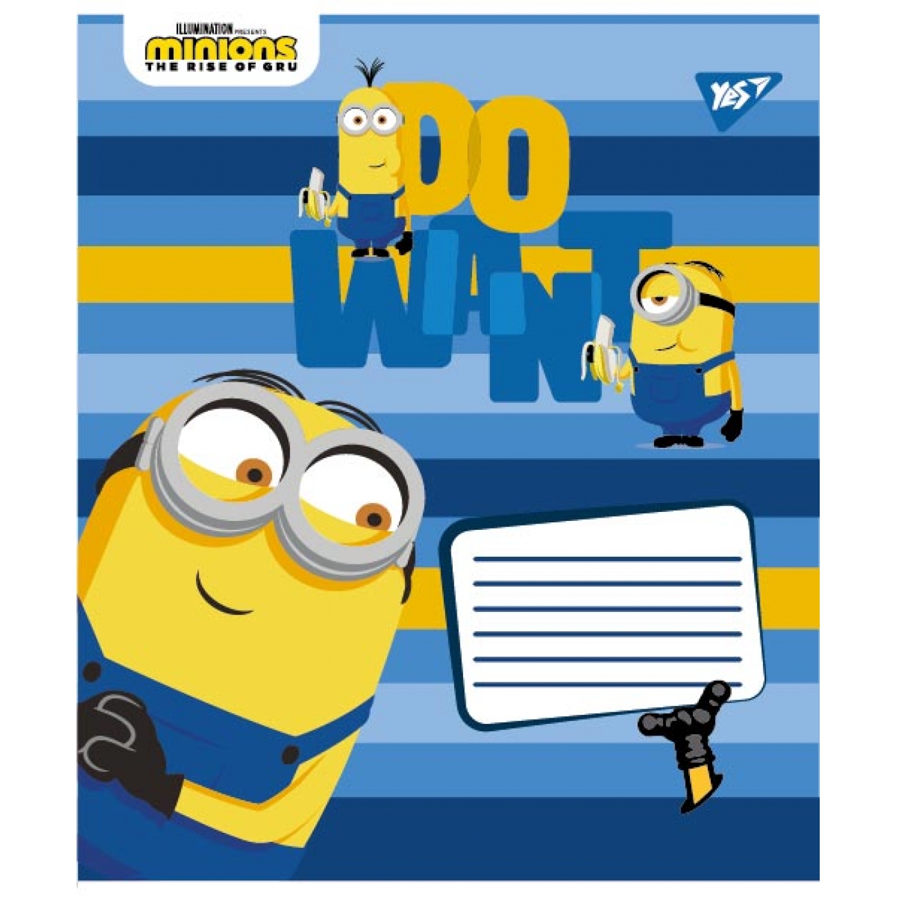 Зошит 12 лін. YES Minions2, 766204 2