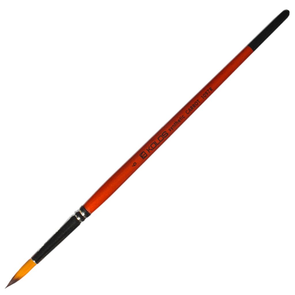 Пензель Синтетика круглий Carrot 1097R №6 Kolos