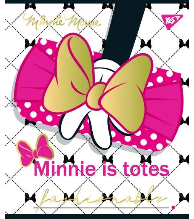 Зошит 12 кл. YES "Minnie Gold", 764211 4