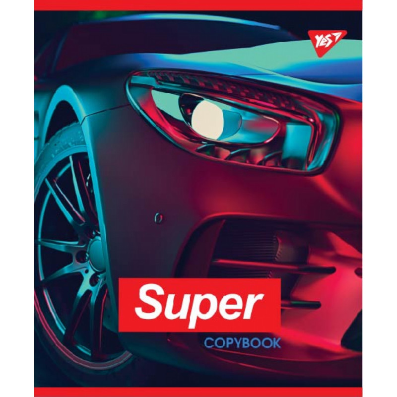 Тетрадь 48 кл YES Super car, 764346 2