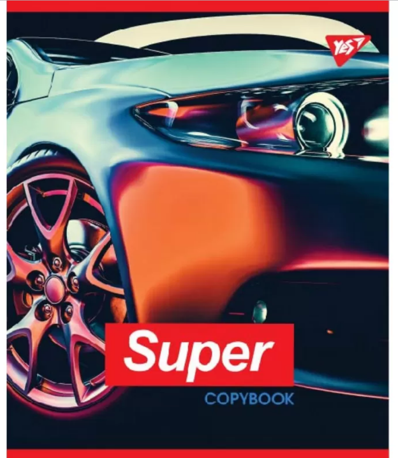 Тетрадь 48 кл YES Super car, 764346 3