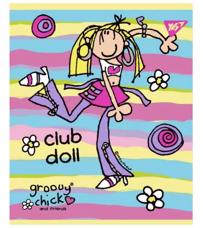Тетрадь 12 кос. YES Groovy chick, 764510 3