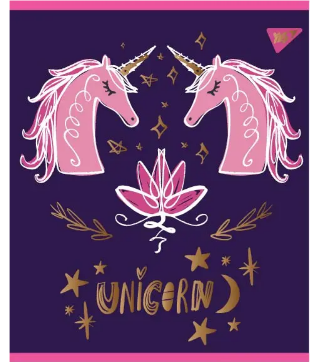 Зошит 12 кос. YES "Unicorn", 764246 4