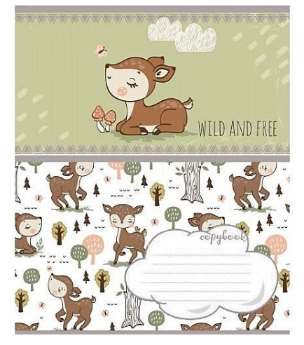 Зошит 12 кос. 1В Wild and free, 765652 2