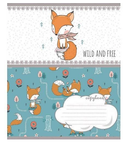 Зошит 12 кос. 1В Wild and free, 765652 3