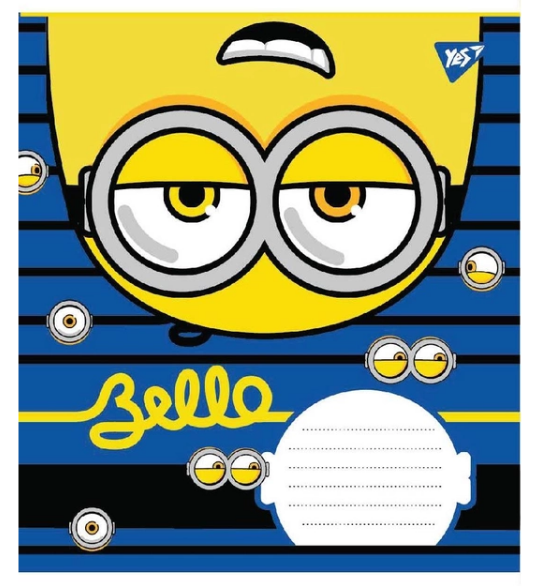 Зошит 12 кос. YES Miniontastic, 765594 1