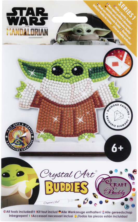 Набор для творчества Crystal Art "Грогу", арт. CAFGR-SWS009