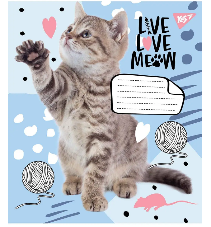 Тетрадь 12 лин. 1В I Meow You, 764470