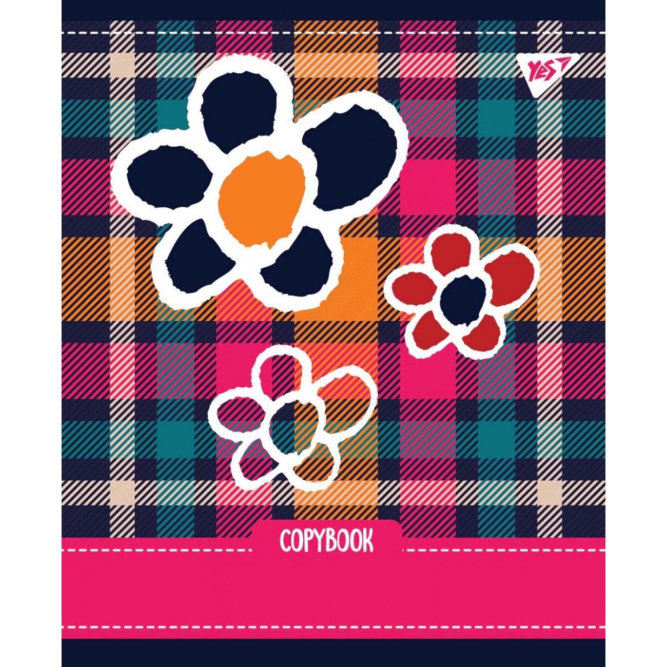 Зошит 24 лін. YES "Tartan fun", 765258 1